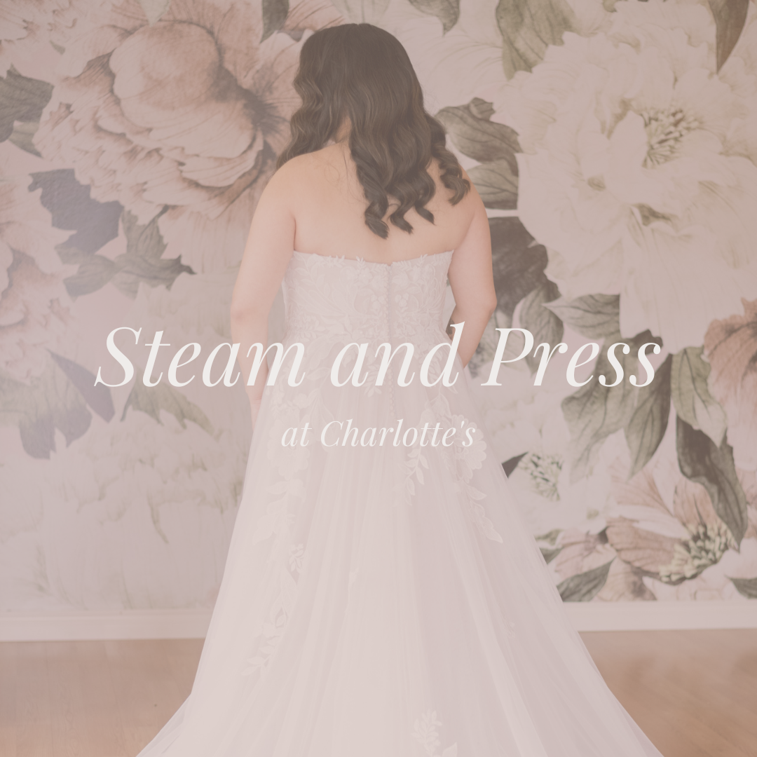 The Importance of Steaming and Pressing Your Wedding Gown. Desktop Image