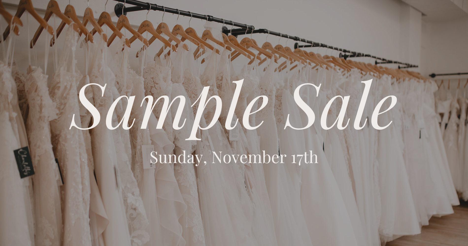 Sample Sale Sunday, November 17th