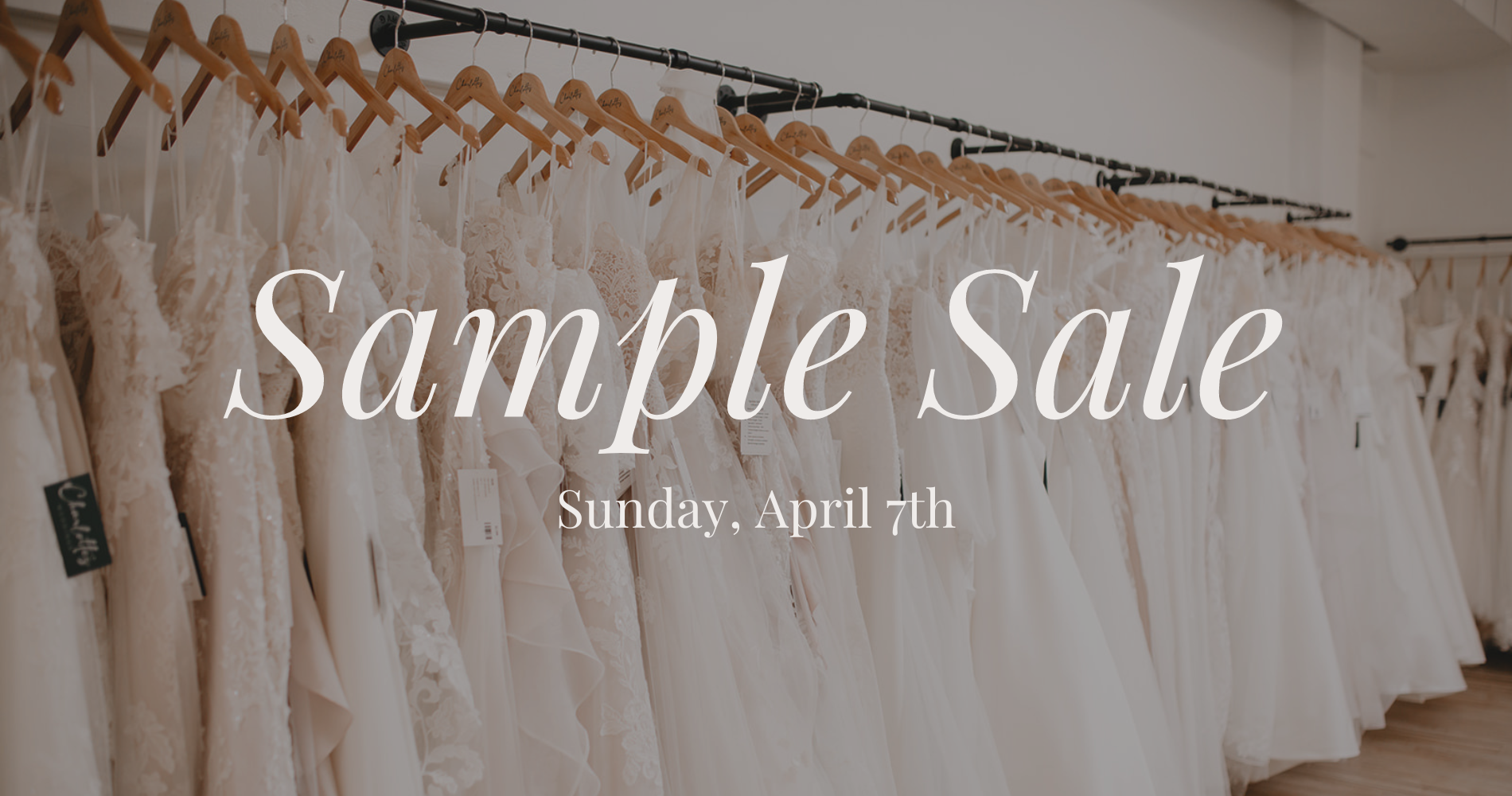 Sample Sale Sunday, April 7th