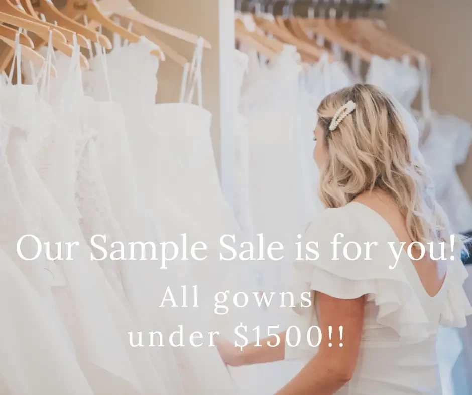 Wedding Gown Sale November 22, 2026 at Charlotte's Weddings in Ashland, Oregon