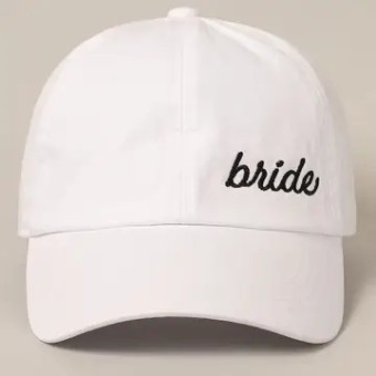 Bridal Swag #Bride Baseball Cap #0 default White thumbnail