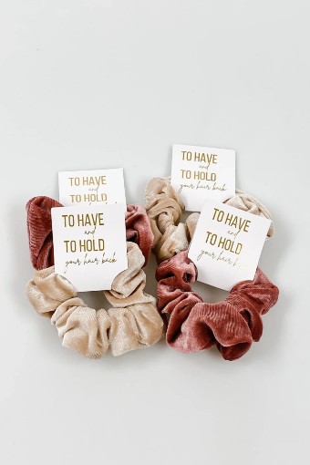 Bridal Swag #Hair Scrunchies #2 default Cream thumbnail