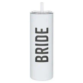 Bridal Swag #Bride Tumbler #3 White thumbnail