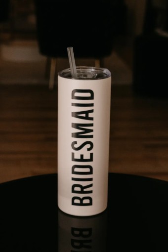 Bridal Swag #Bridesmaid Tumbler #0 default Pink thumbnail