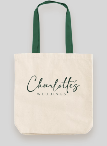 Charlotte's Merch #Charlotte's Canvas Tote Bag #1 default Canvas/Hunter Green thumbnail